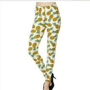 Pineapple Express Leggings/ Size 0-12